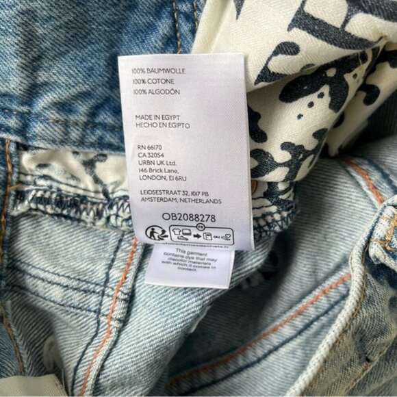 Free People We The Free Eden High Slouchy Flare Jeans Size 28 - Picture 9 of 16